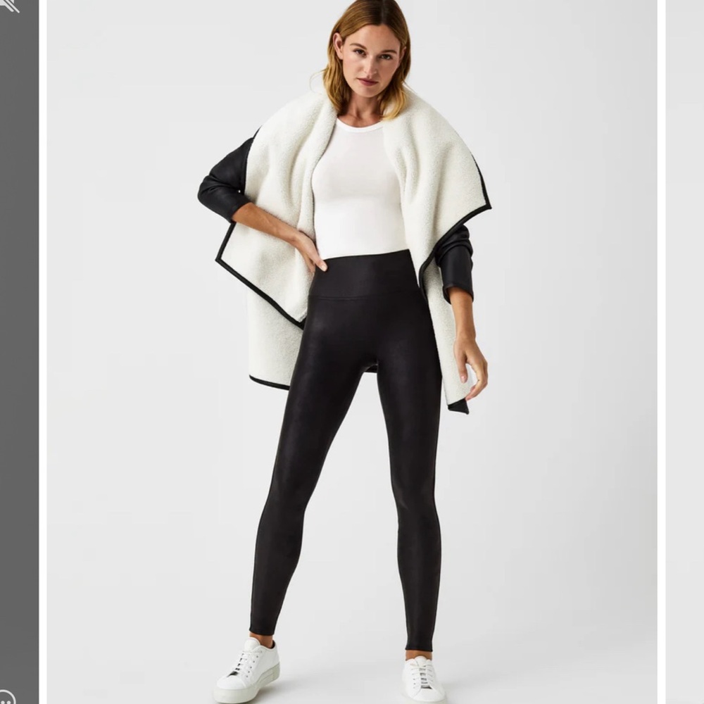 Spanx faux leather leggings
